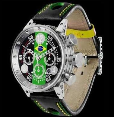 BRM V12-44 BRAZILIAN FLAG V12-44-GT-CBRE-AG Replica Watch